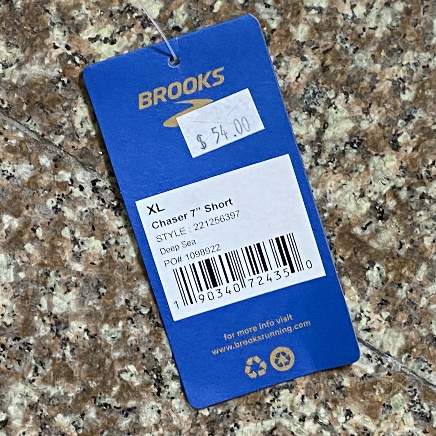 กางเกงวิ่ง Brooks Chaser 7” Running Shorts Women ‘GREEN’ (L,XL)