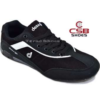 CSB รองเท้าผ้าใบผู้ชาย CSB Design รุ่น SL90066(สีดำ)