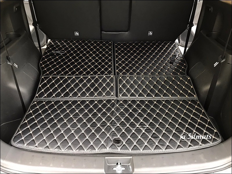 พรมปูพื้นรถยนต์6D MITSUBISHI XPANDER พรม6D QX สวยงาม เข้ารูป ปูเต็มคัน 7ชิ้น