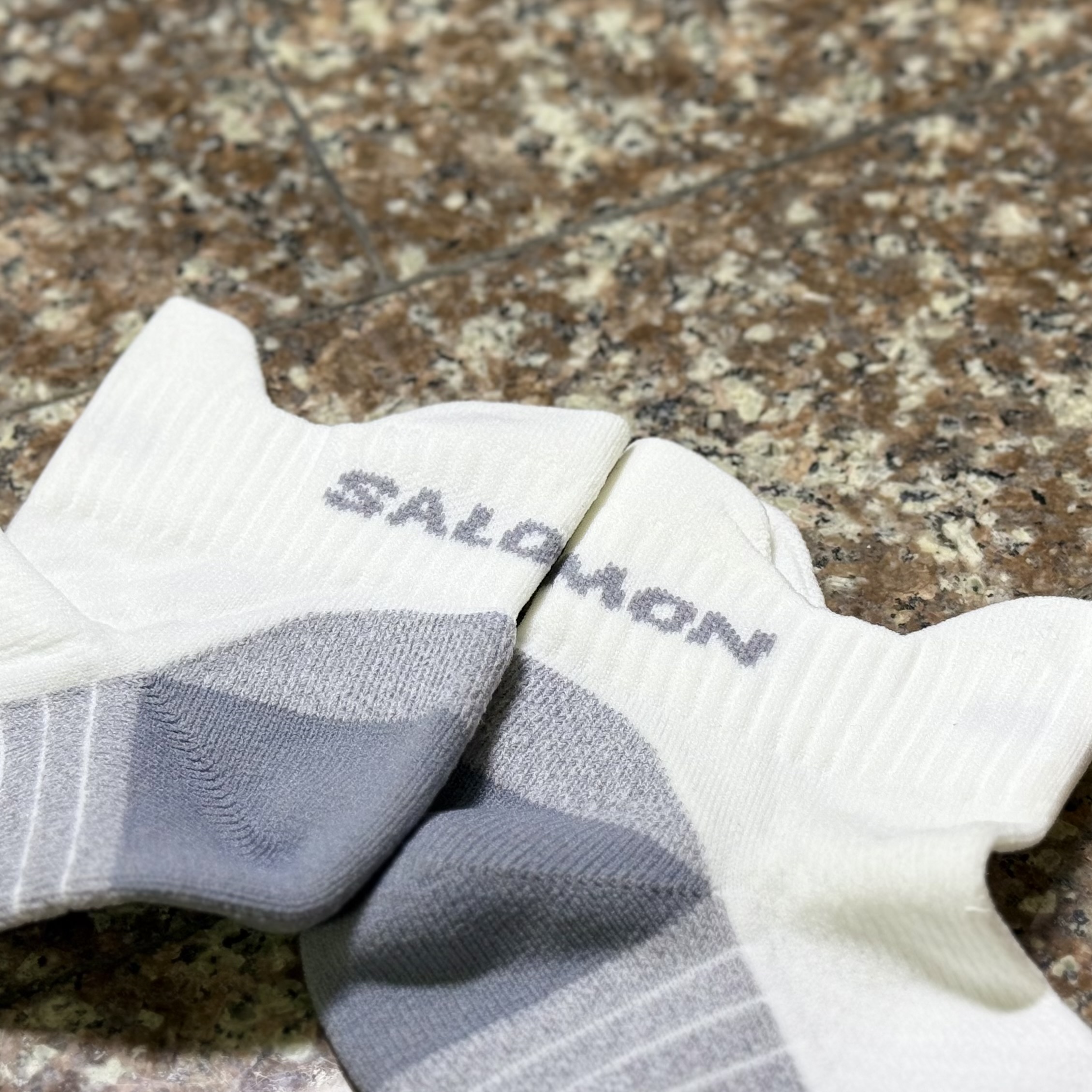 ถุงเท้าวิ่ง Salomon Aero Ankle Running Socks ‘WHITE’ (XL)