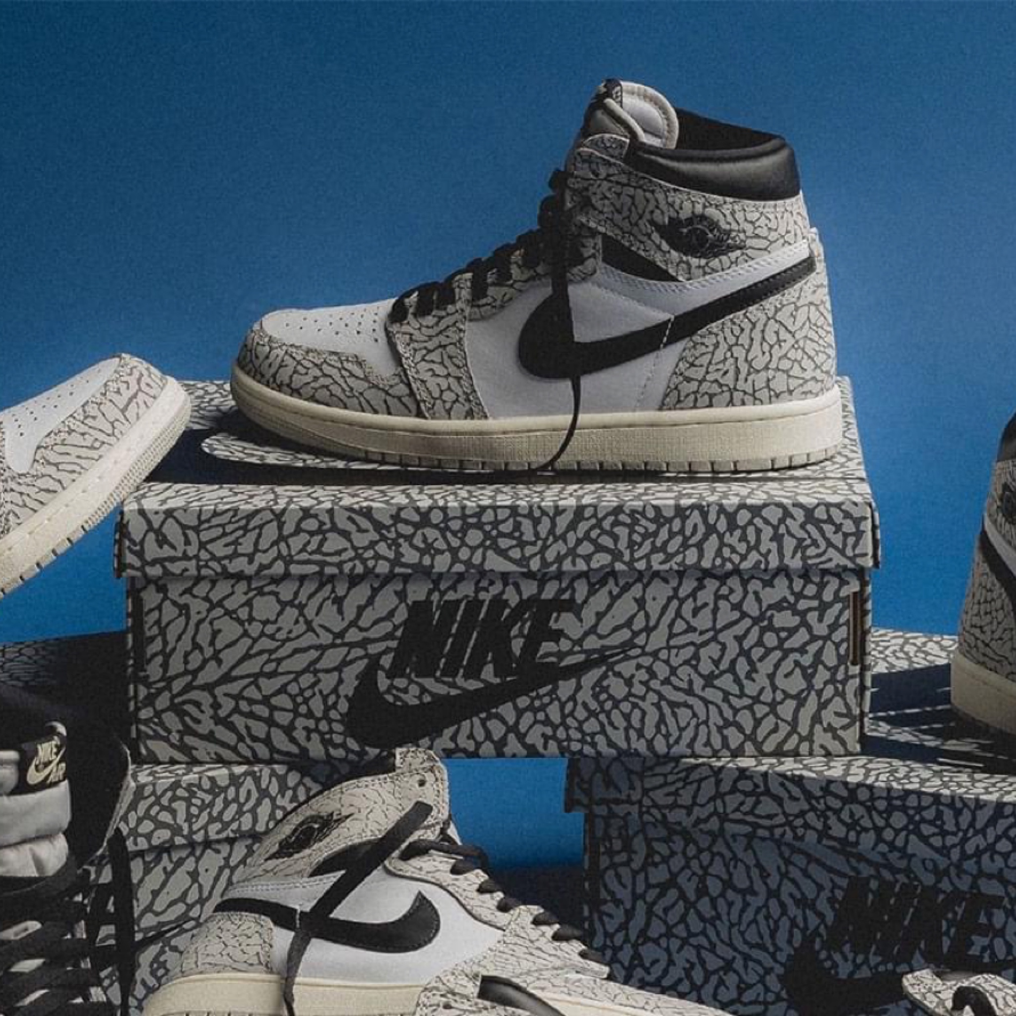 รองเท้า Nike Air Jordan 1 ‘White/Cement’ (M9US)