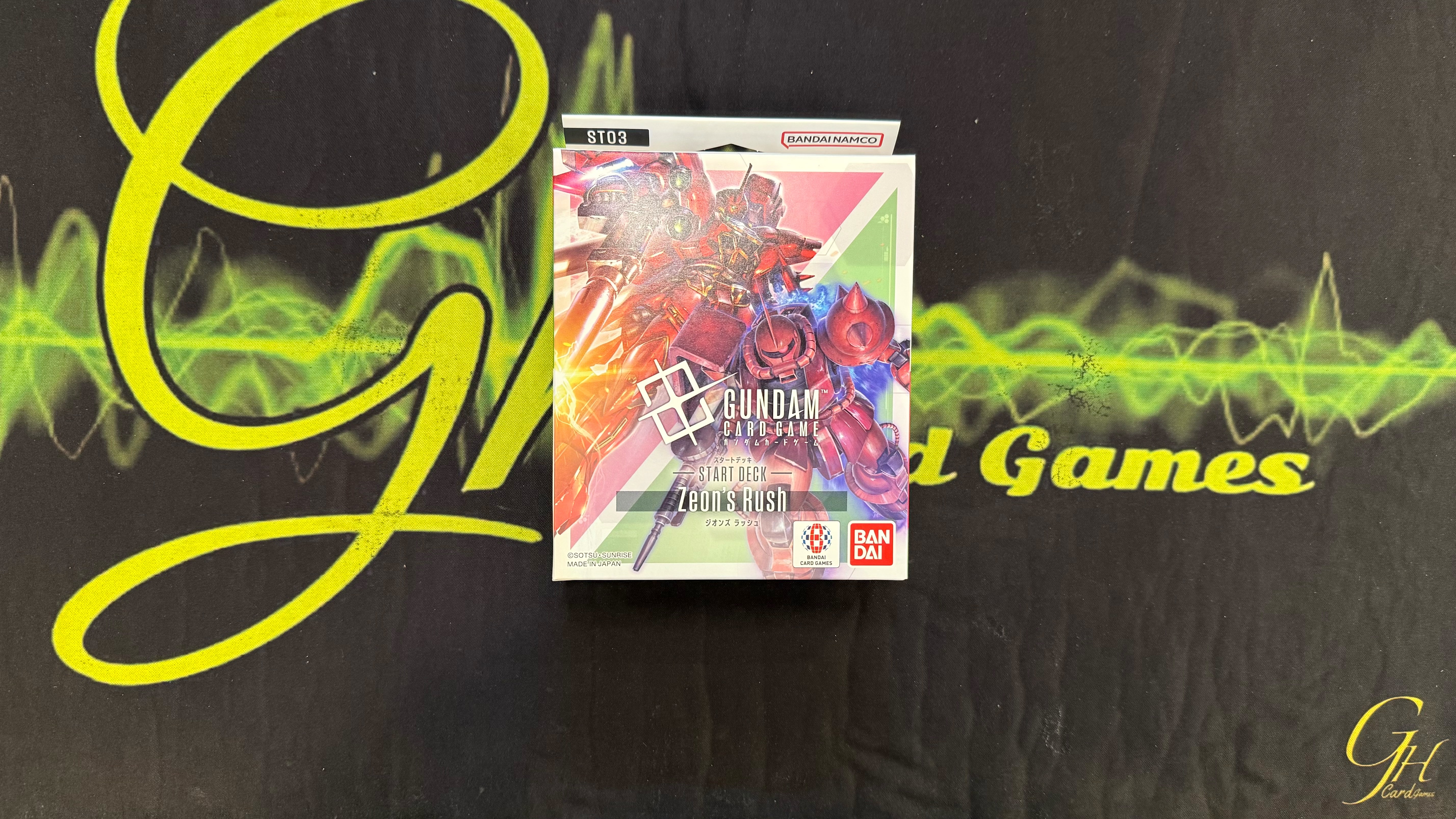 Gundam Card Game (GD-ST03-01BOX) Starter Pack: Zeon's Rush Japan Version แบบ 1 กล่อง