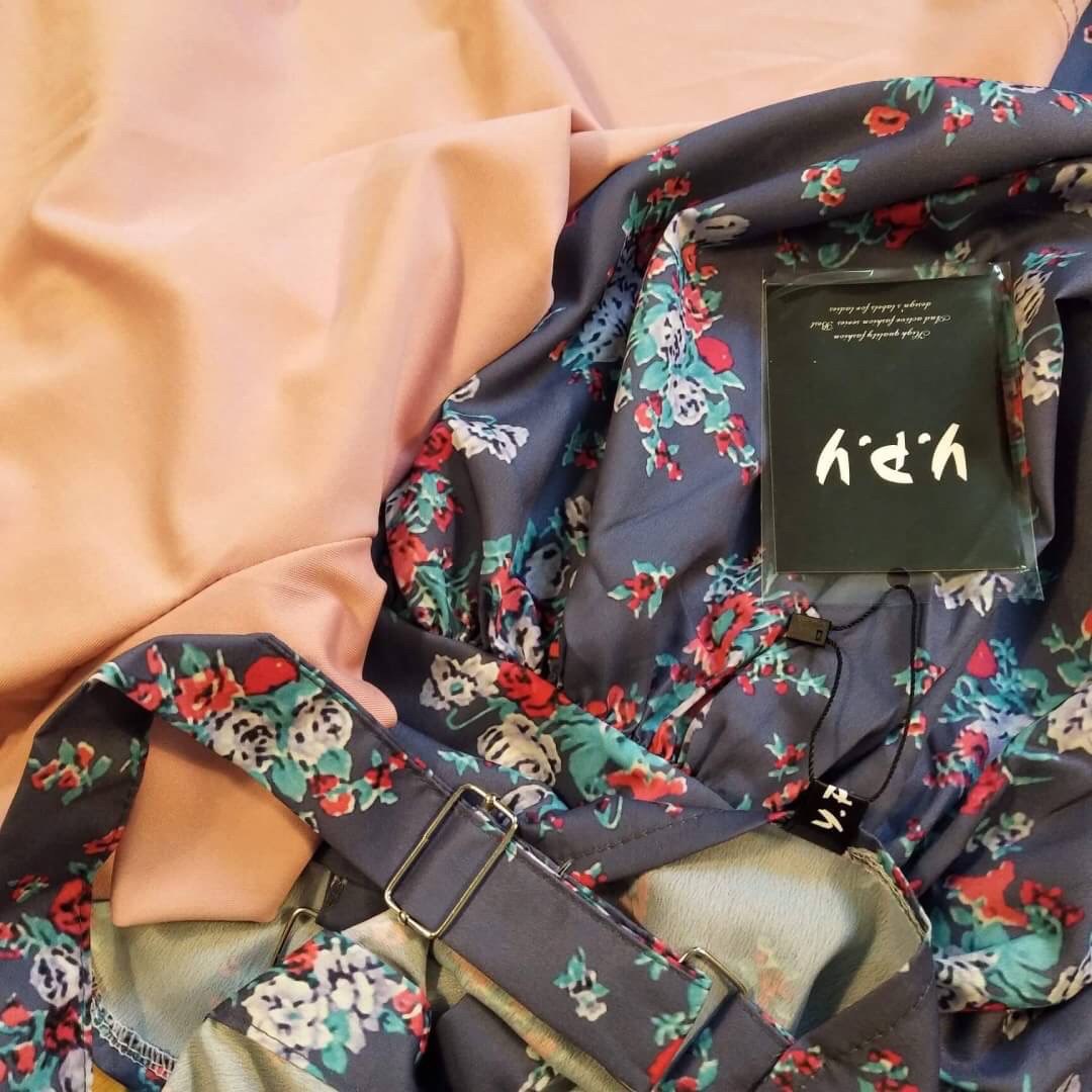 set 2 ชิ้น เสื้อแขนยาวกับเดรสเอี๊ยม