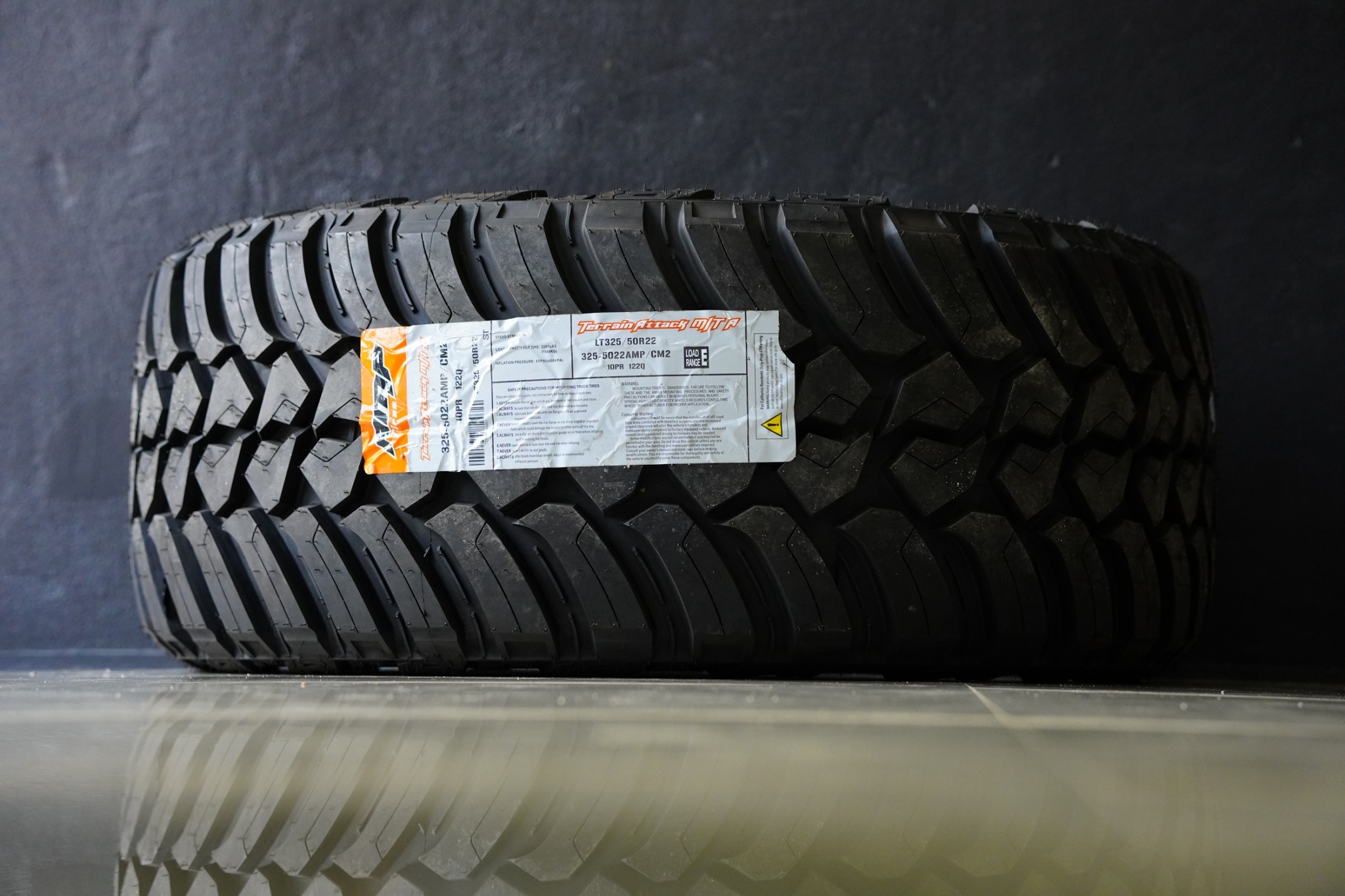 AMP MTA 325/50R22 สเปคใส่ RAPTOR