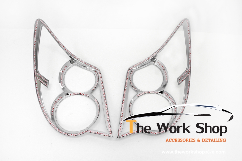 Chrome Rear Lamp Cover / Rear Lamp Garnish for Sonic 4 door ( โครเมี่ยมแต่งไฟท้าย )