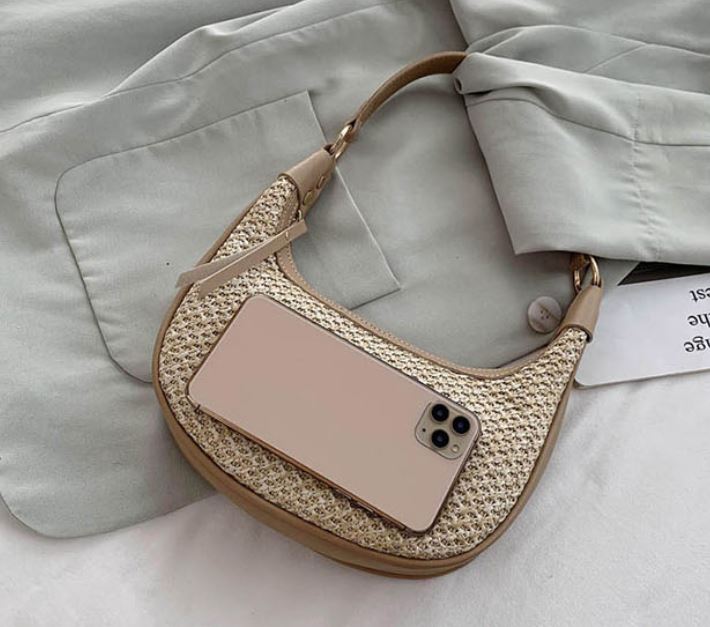 Hobo bag กระเป๋าสะพายไหล่ดีไซน์หรู ทรงสวย ขนาดเล็ก 🐠