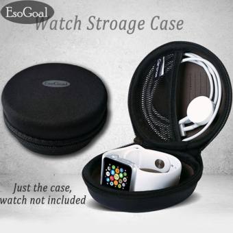 EsoGoal Travel Watch Case | Universal Single Nylon Watch Storage Box with Zipper Fits all Wristbands and Smart Watch - intl