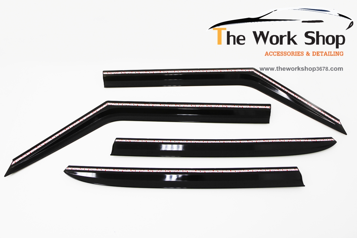 Smoke Door Visor for Soul ( กันสาดสีดำ )