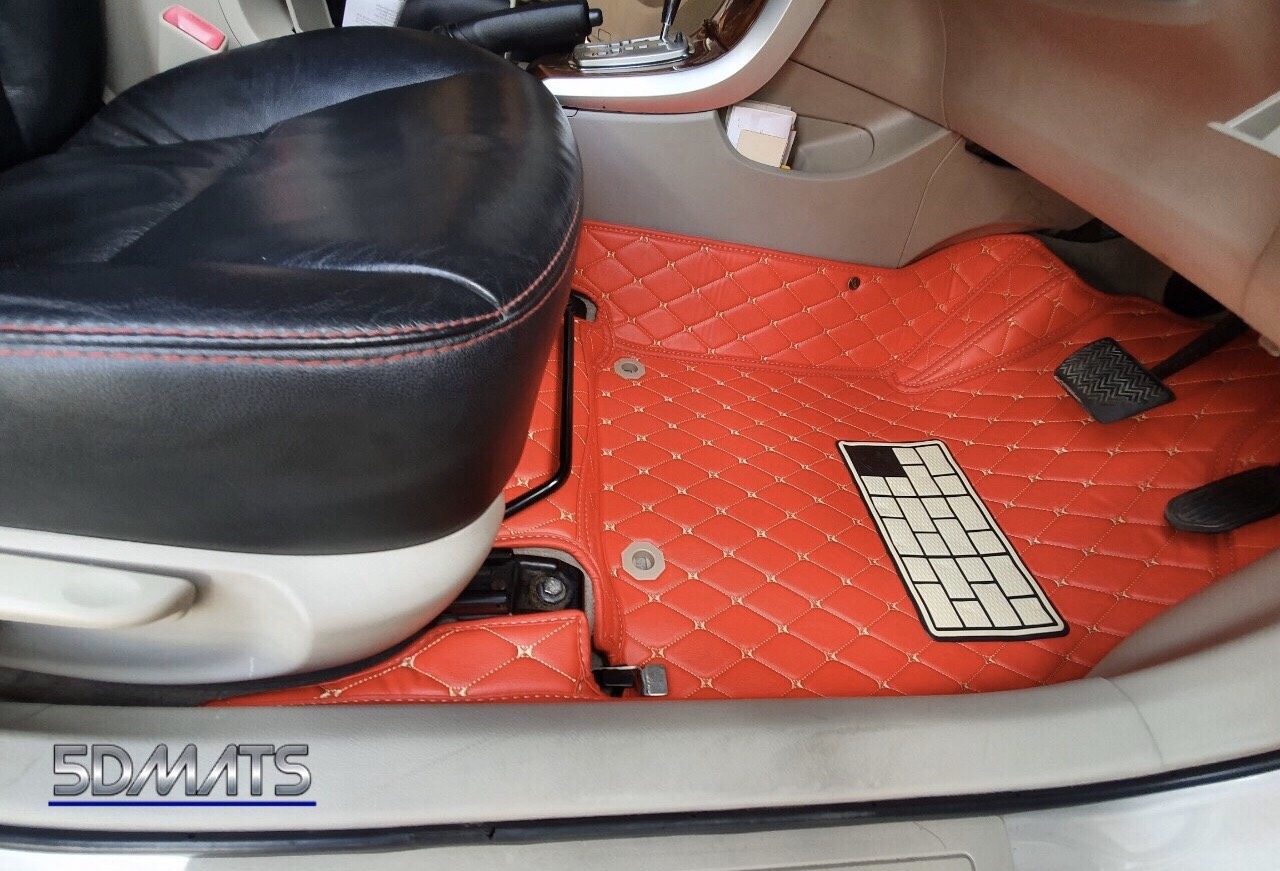 พรมปูพื้นรถยนต์ ALTIS ปี2008-2013 รุ่น6D VIP PREMUIM สีแดงสด เต็มคัน
