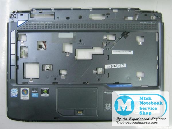 MT02623 บอดี้บน Acer Aspire 4925, 4925G - AP047000100, PWAL90TP01W1401 Mainboard Palm Rest (มือสอง, ไม่มีลำโพง) 2