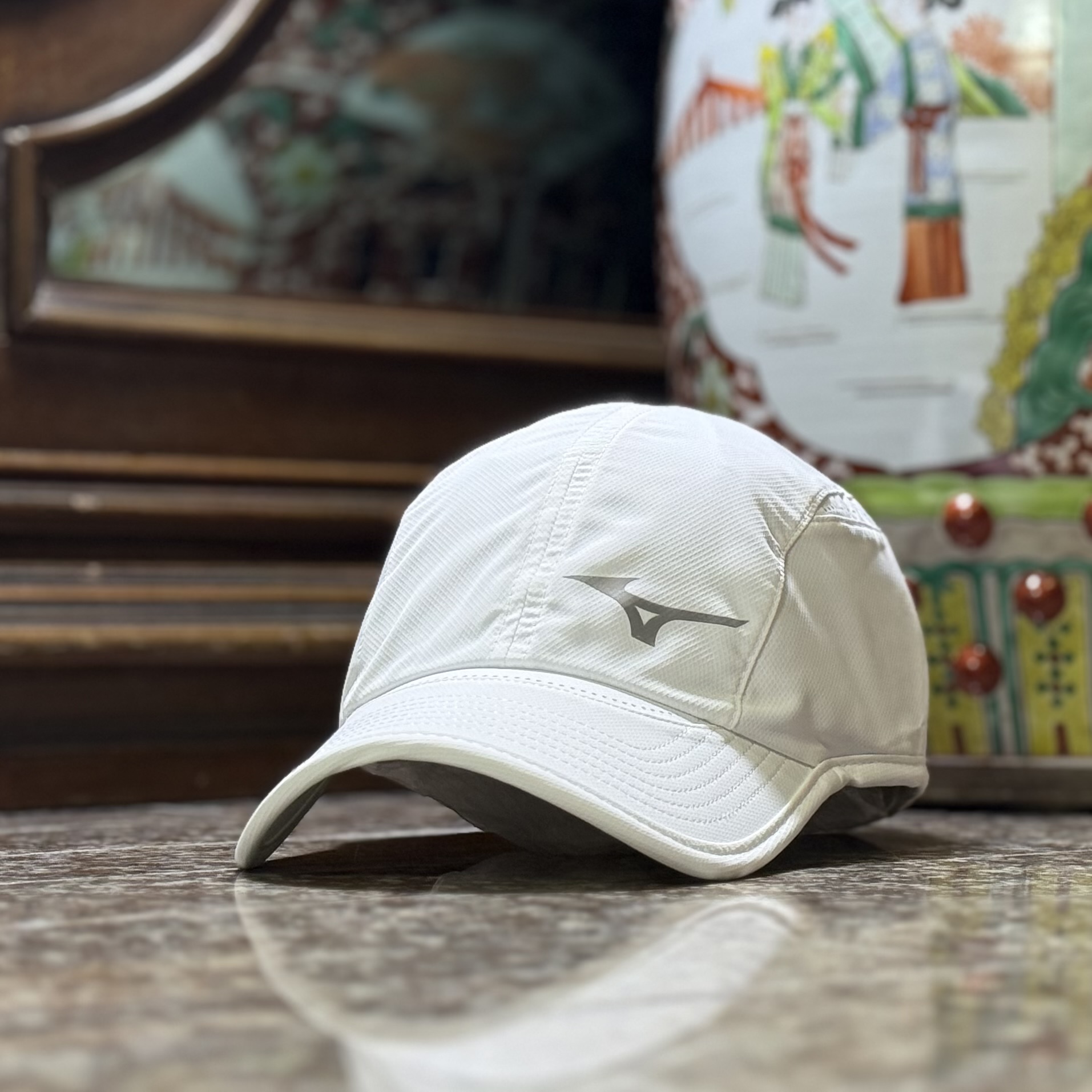 หมวกวิ่ง Mizuno DryLite Running Cap ‘WHITE’