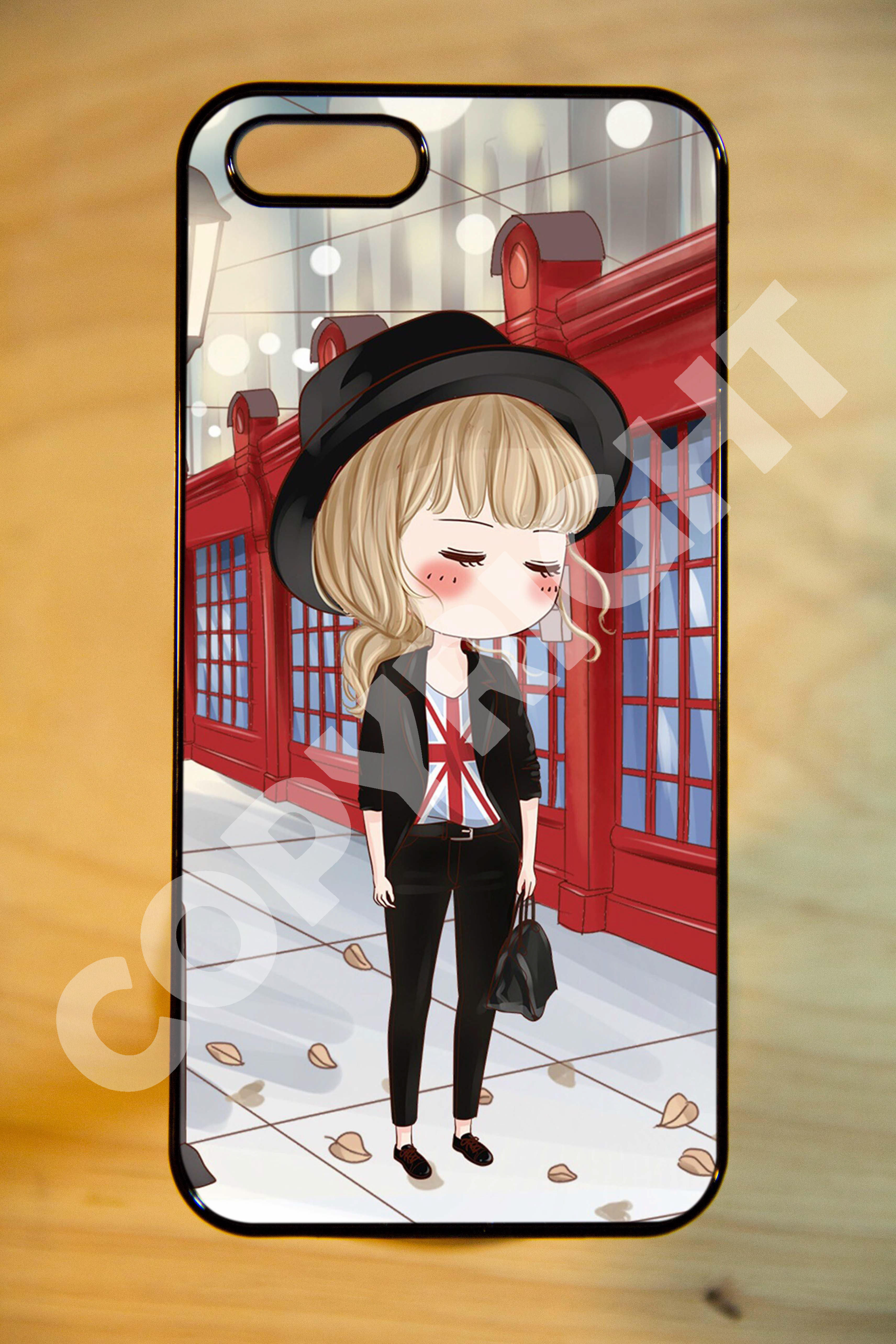 เคสสั่งทำ - ลายการ์ตูน เด็กผู้หญิง น่ารักๆ