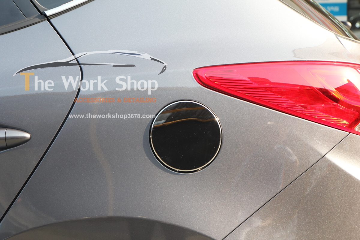 Fuel Tank Cover Tucson ( โครเมี่ยมครอบฝาถังน้ำมัน )