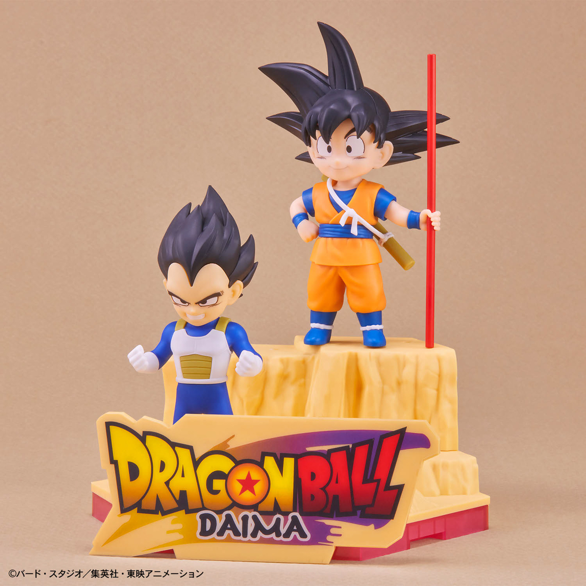 DRAGON BALL DAIMA MODEL KIT SON GOKU (MINI) & VEGETA (MINI)