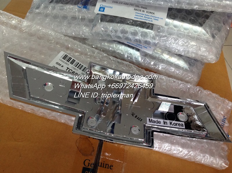 CHEVROLET TRAILBLAZER 16-17 REAR EMBLEM BLACK (1PC)