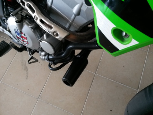 กันล้มข้าง D-Tracker 250 KLX250 แบร์นMothracing สีดำ