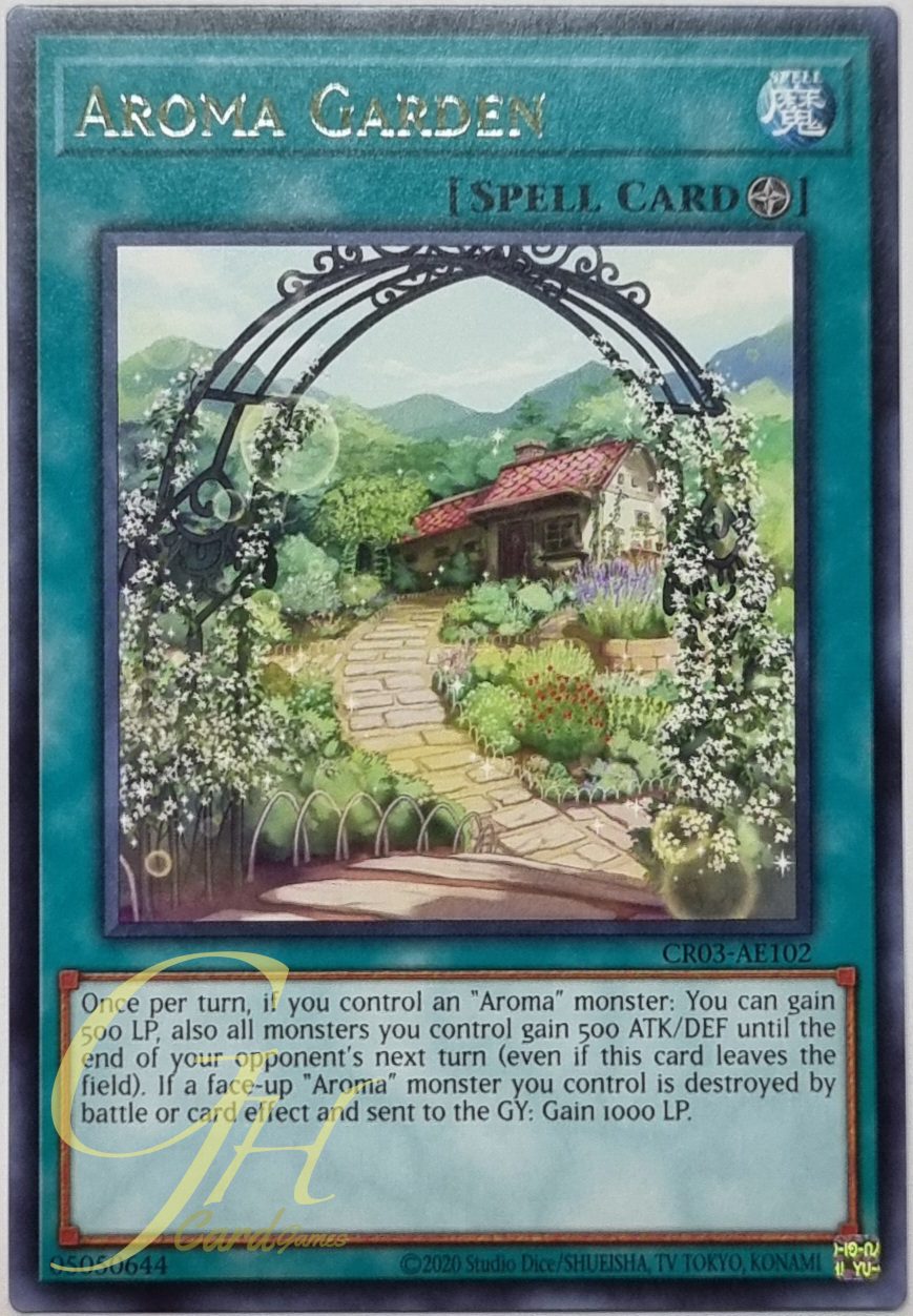Yugioh [CR03-AE102] Aroma Garden (Rare)