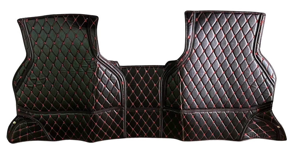 BMW X6 F16 ปี2015-20 พรมรถยนต์6D QJ บีเอ็มดับเบิ้ลยู สีดำด้ายแดง หนาพิเศษ เข้ารูป เต็มคัน 6ชิ้น