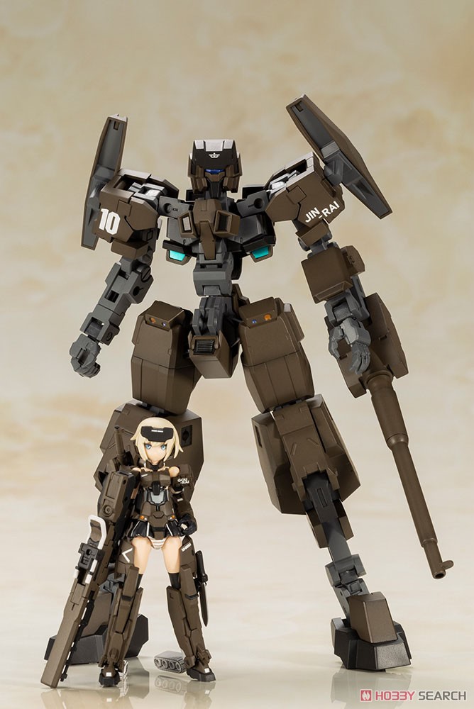 Frame Arms Girl Hand Scale Gourai with Jinrai Armor (Plastic model)