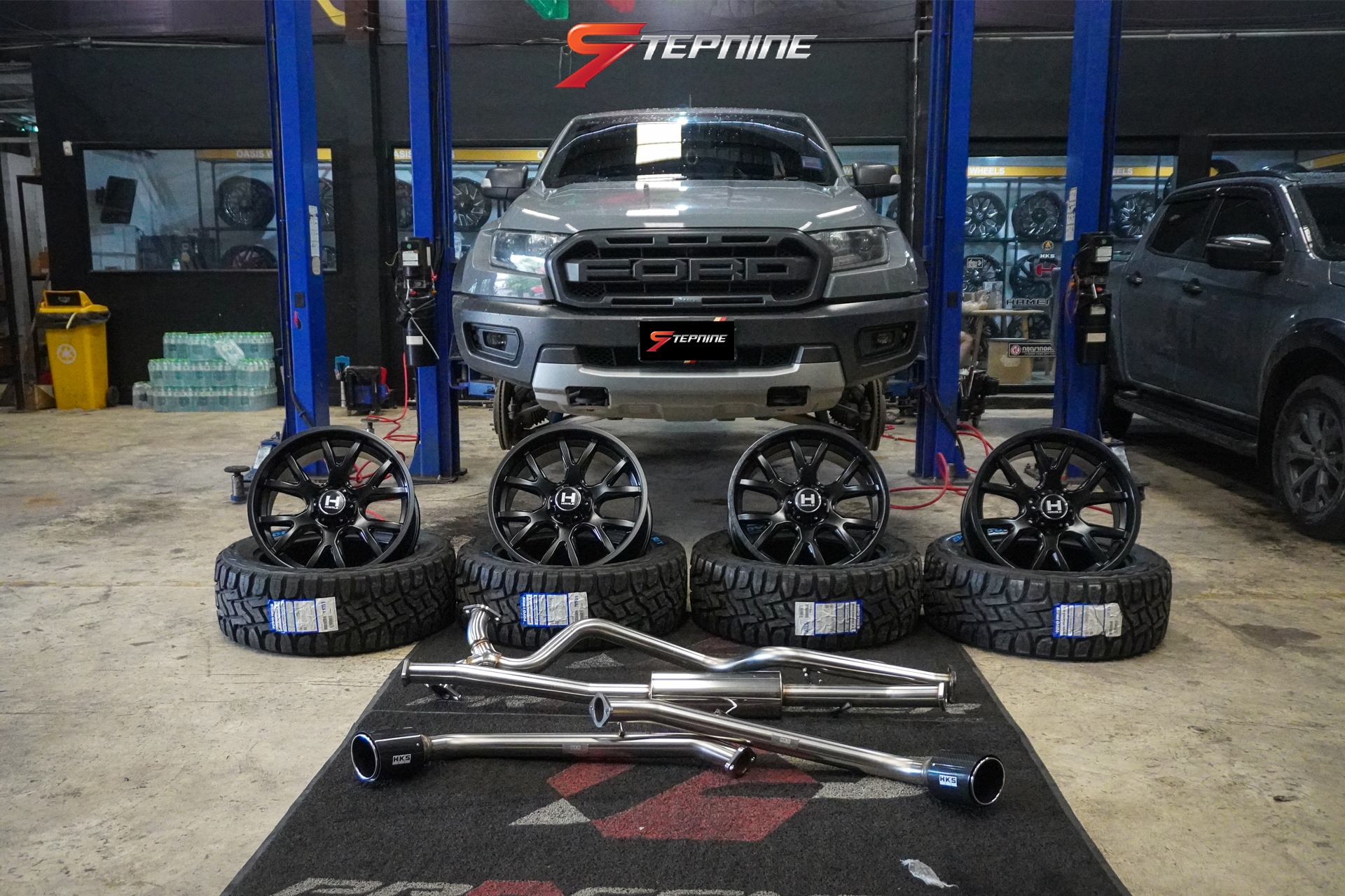 #FORD #RAPTOR เปลี่ยนล้อ ยาง ท่อ ช่วงล่างเดิมไม่ยก