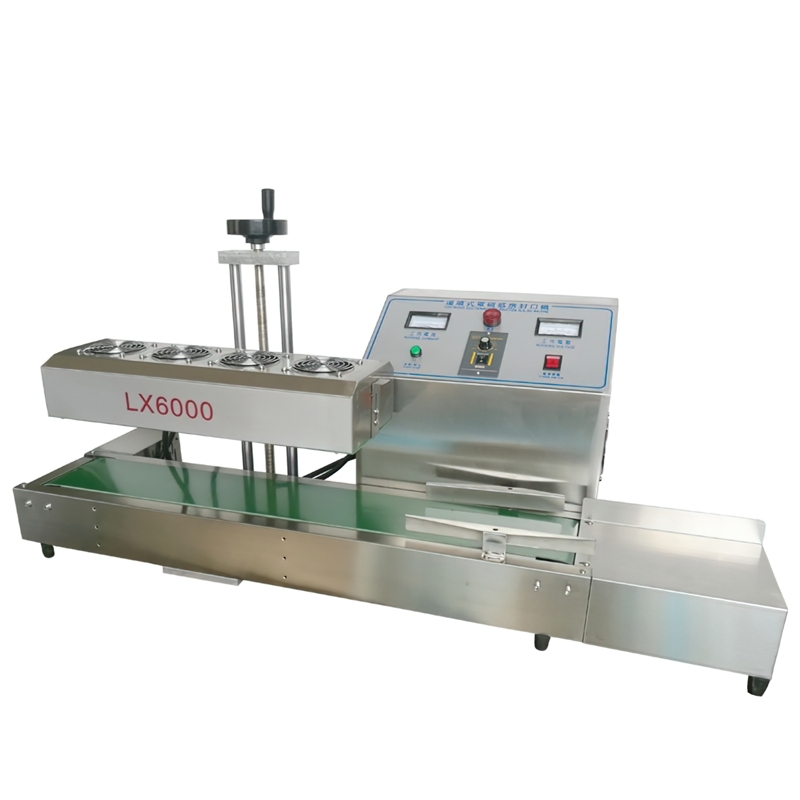 เครื่องซีลอัตโนมัติสำหรับผู้ประกอบการ SME ใช้กับขวดที่มีฟิล์มอลูมิเนียมที่ปากขวดและฝา LX/DR