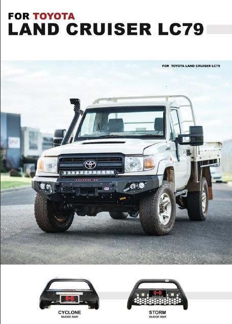 KING SERIES BULL BAR TOYOTA LAND CRUISER LC79