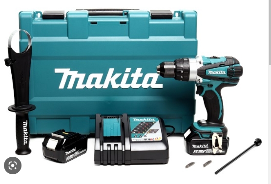 Makita DHP458RFE สว่านไร้สายกระแทก 18V-3.0AH Makita