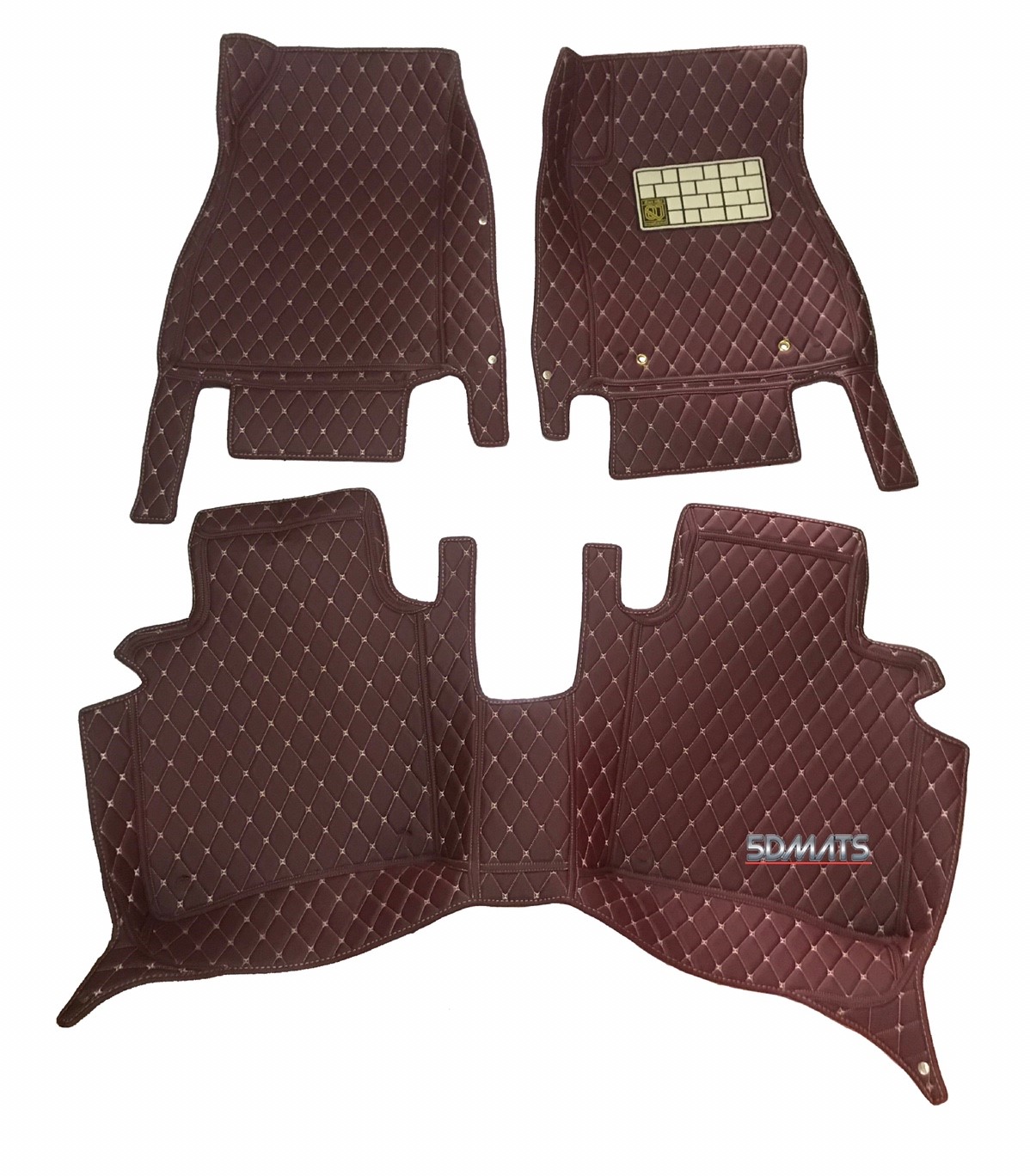 พรมปูพื้นรถยนต์6D NISSAN PULSAR สีไวน์แดง เต็มคัน