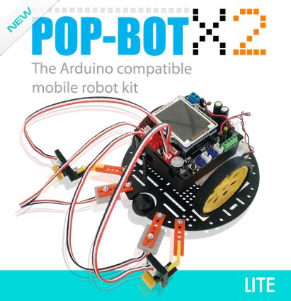 POP-BOT X2 Lite ชุดเรียนรู้และพัฒนาโปรแกรมควบคุมหุ่นยนต์อัตโนมัติด้วยโปรแกรมภาษา C/C++