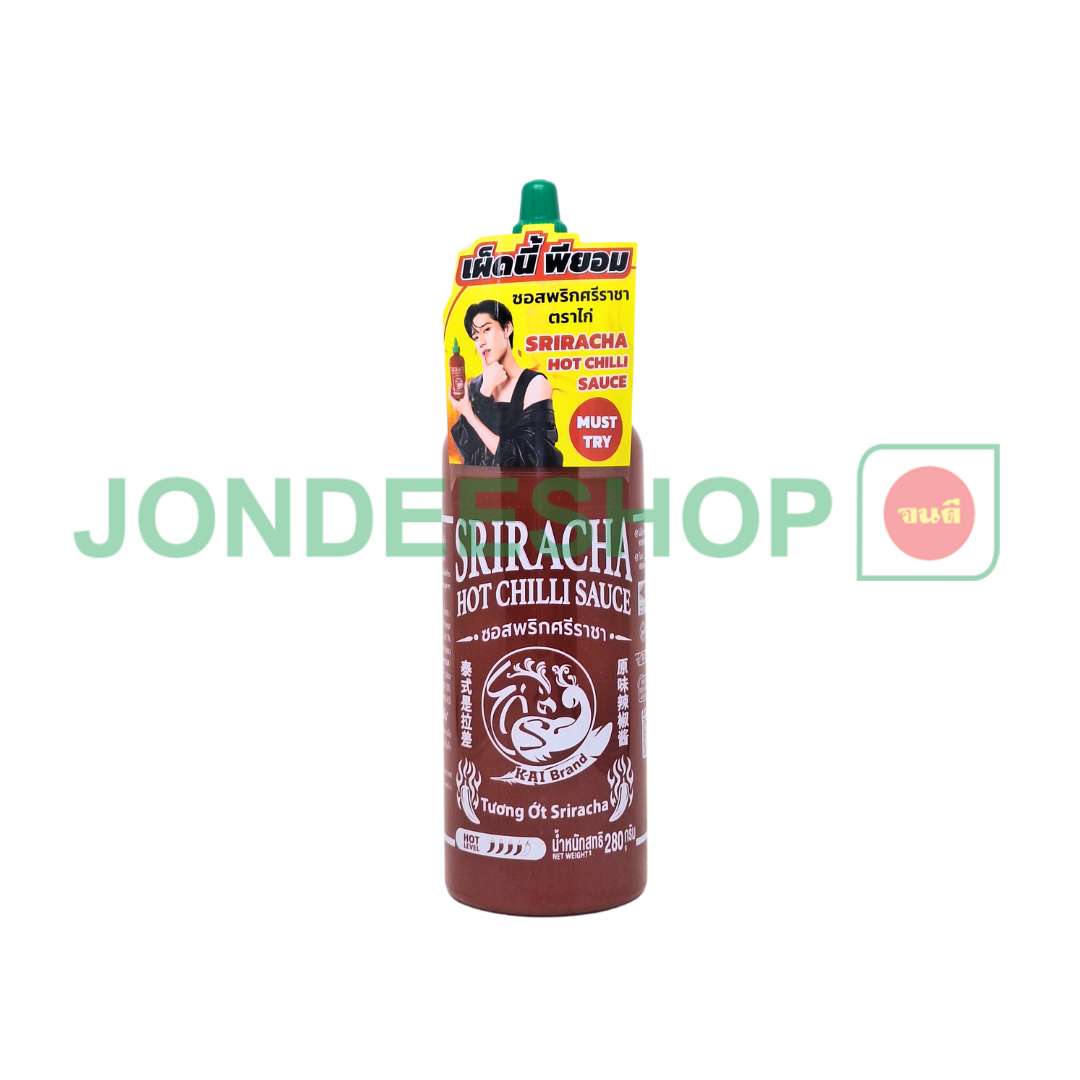 ซอสพริกศรีราชาสูตรเผ็ดตราไก่ 280ก. #8850206252015