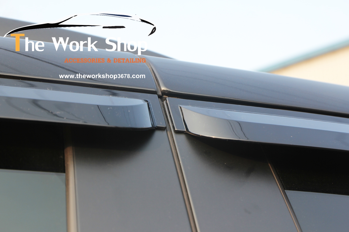 Smoke Door Visor for Carnival ( กันสาดสีดำ )