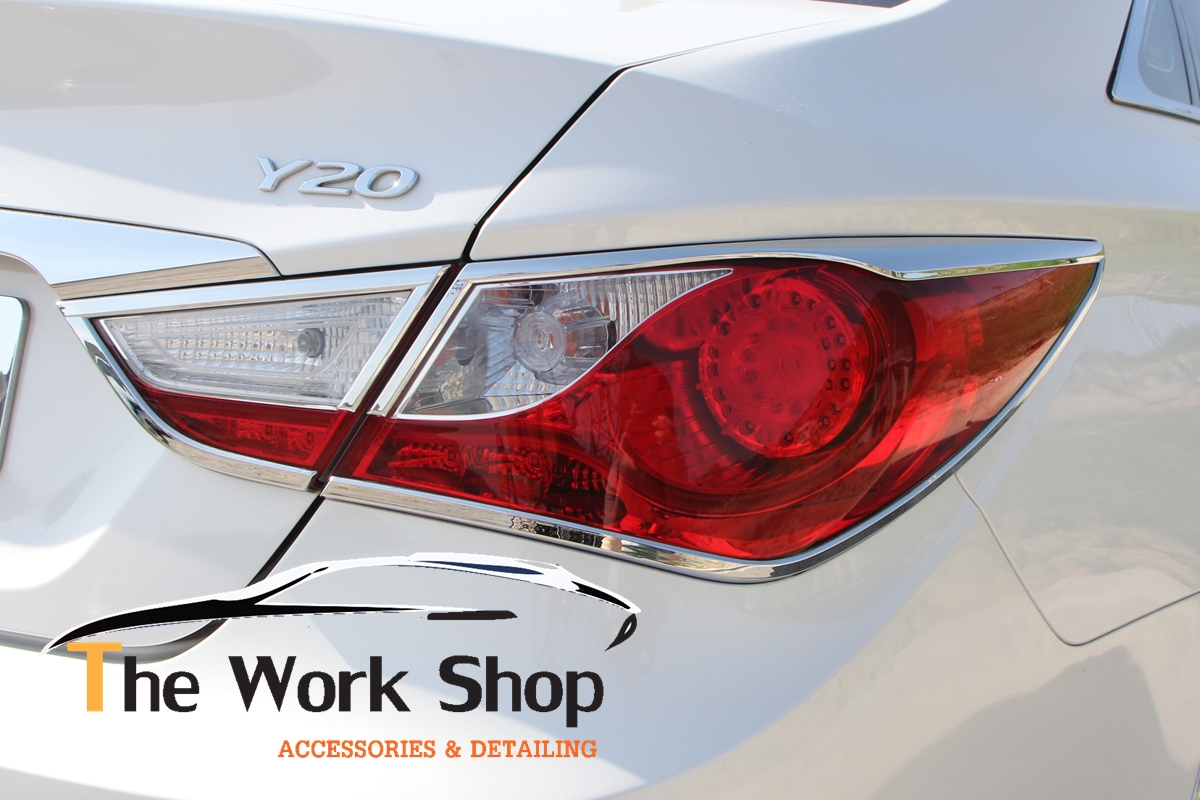 Rear Lamp Cover for Sonata ( โครเมี่ยมครอบไฟท้าย )