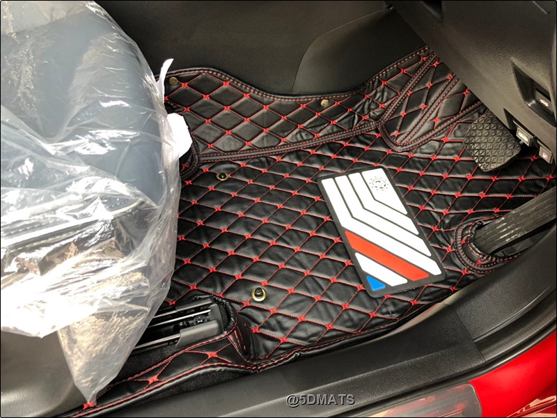 พรมปูพื้นรถยนต์ 6D MAZDA 3 Skyactiv (2014-18) พรม6D QX สวยงาม เข้ารูป เต็มคัน 3ชิ้น