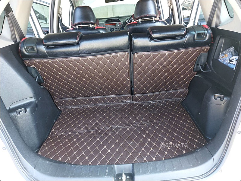 พรมปูพื้นรถยนต์6D HONDA JAZZ GE 2008-13 พรม6D QX สวยงาม เข้ารูป ปูเต็มคัน 6ชิ้น