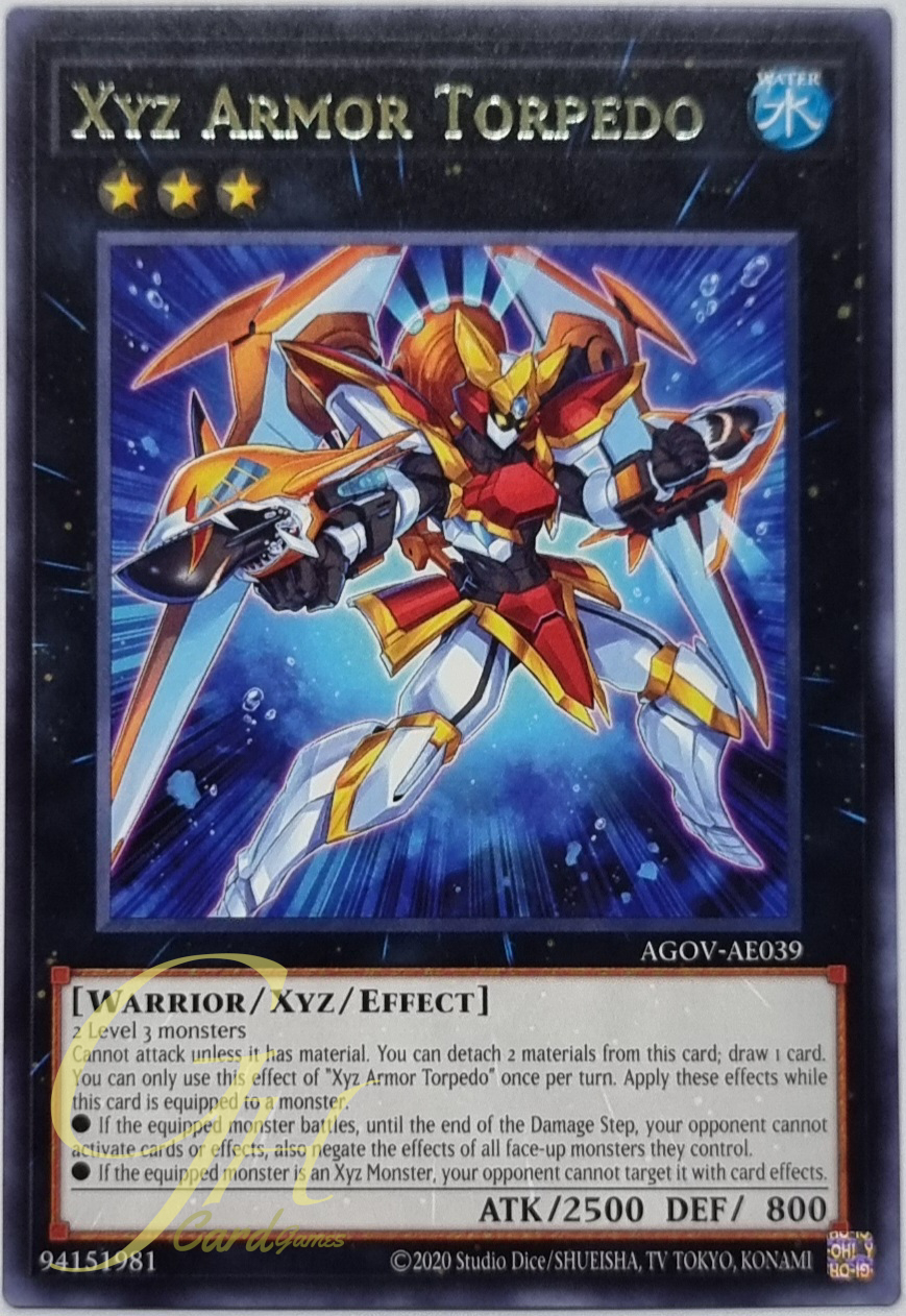 Yugioh [AGOV-AE039] Xyz Armor Torpedo (Rare)