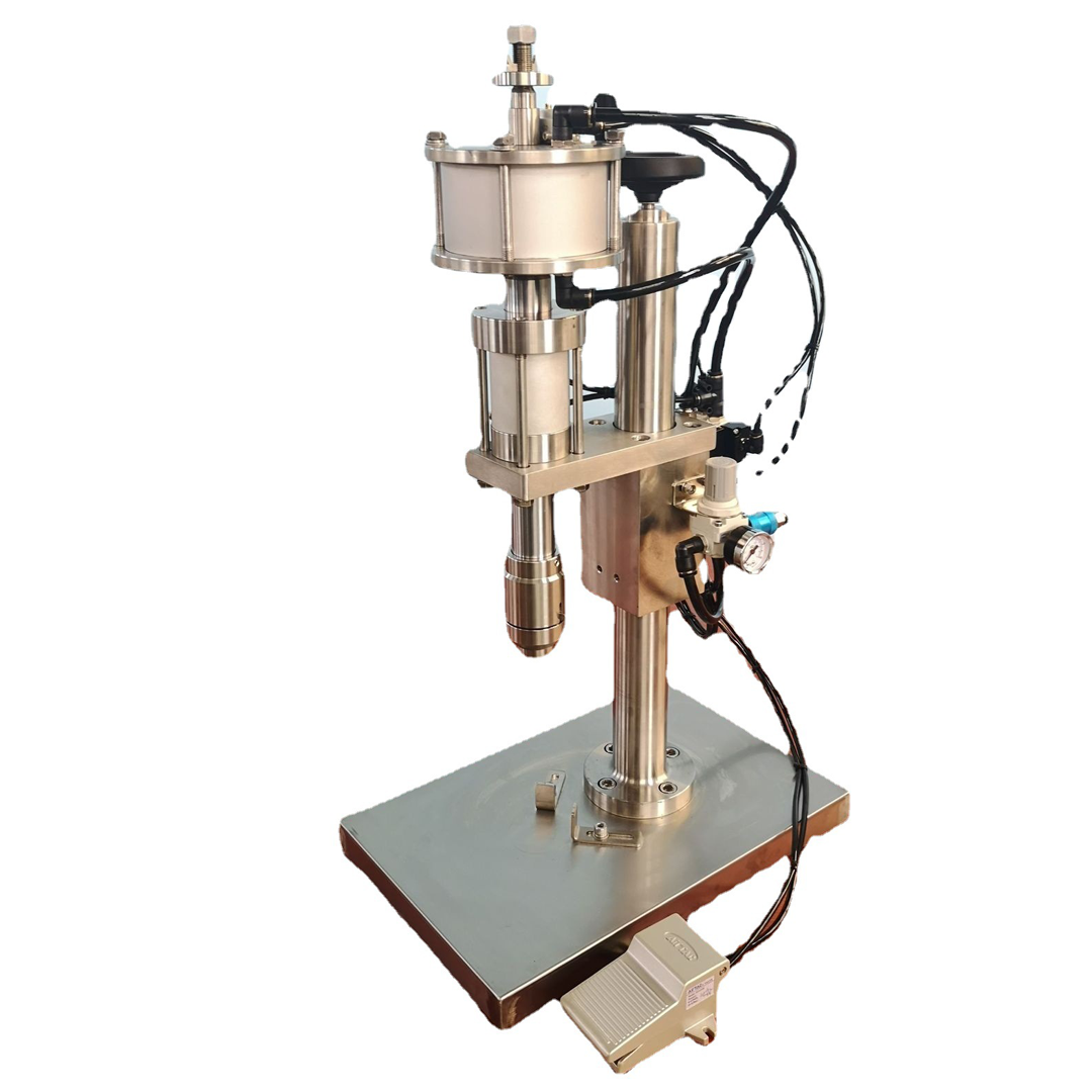 14745 JH-QGTF เครื่องปิดฝา ปิดวาล์ว หัวสเปรย์อัดแก๊ซ ปิดกระป๋องหัวสเปรย์