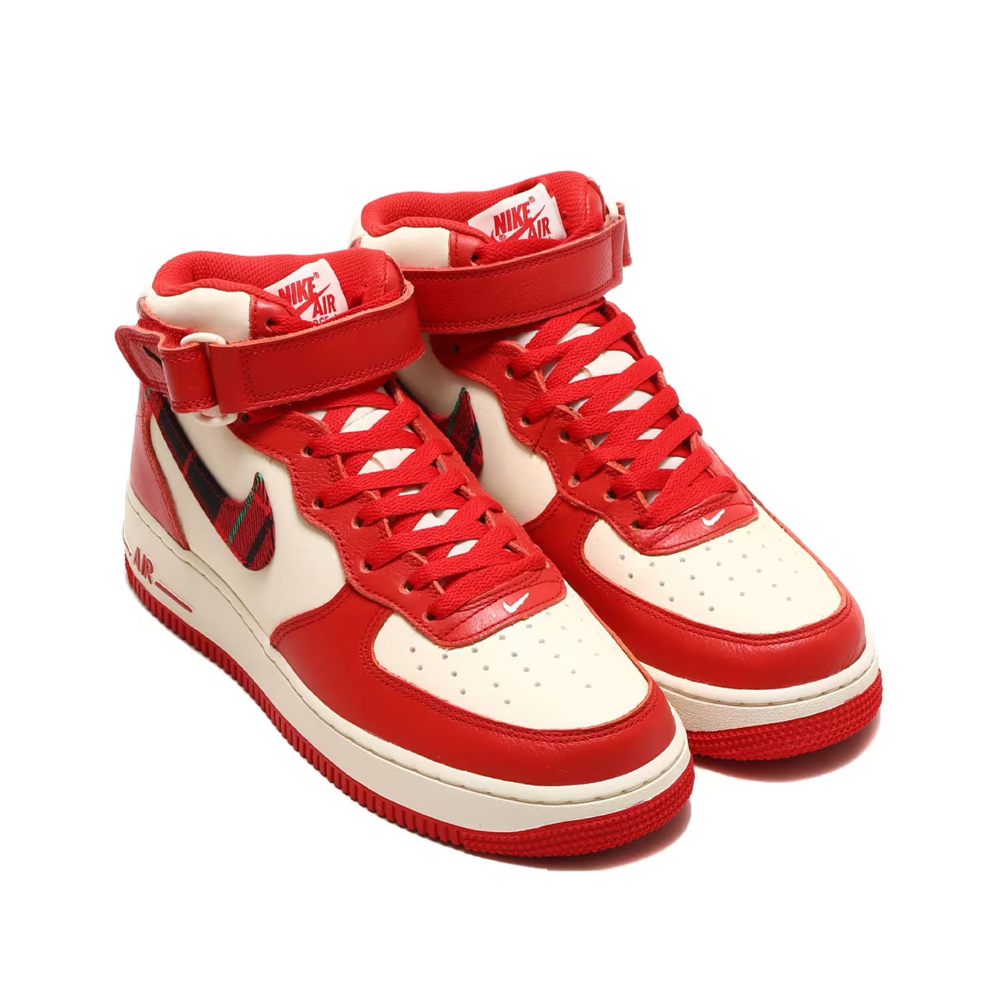 รองเท้า Nike Air Force 1 Mid ‘07 LX ‘Red Plaid’ (M10.5US)