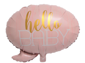 18นิ้ว ลูกโป่งฟอยลายเด็กหญิง BABY GIRL