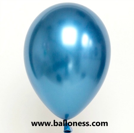 ลูกโป่ง 11 นิ้วสีฟ้าโครเมี่ยม / 11 Chrome Blue (1แพค 100 ใบ)