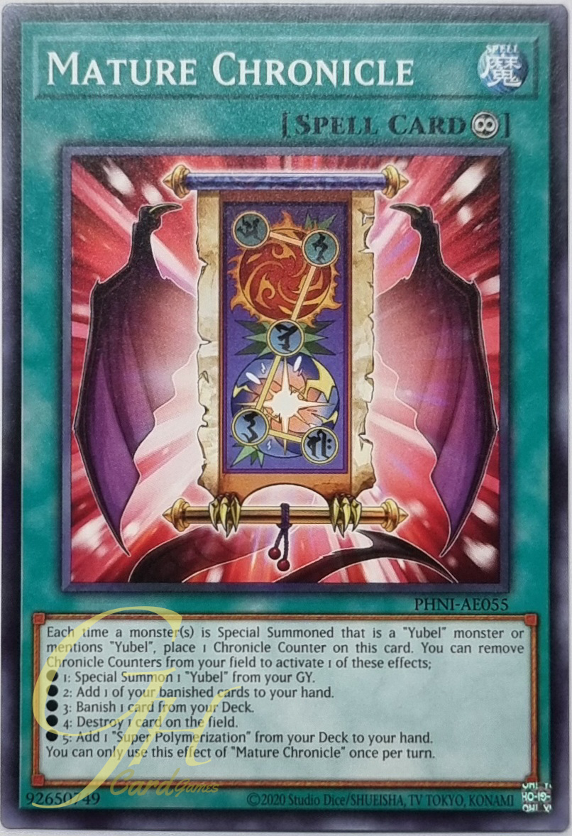 Yugioh [PHNI-AE055] Mature Chronicle (Common)
