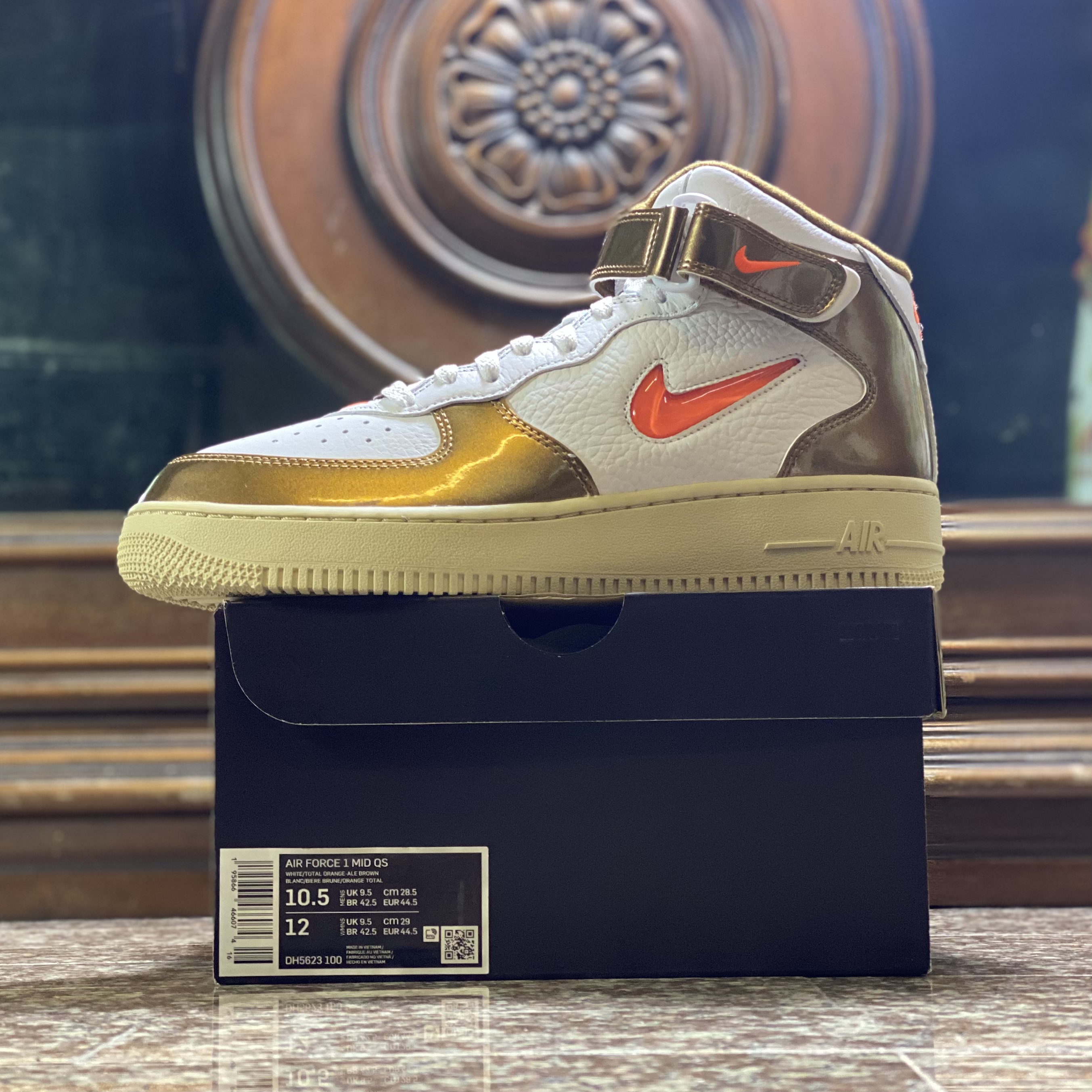 รองเท้า Nike Air Force 1 Mid ‘Ale Brown’ (M9/9.5/10/12US)