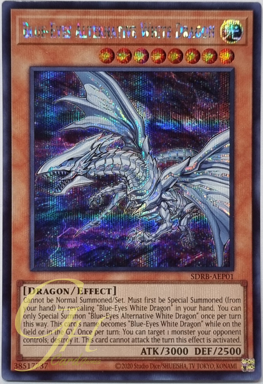 Yugioh [SDRB-AEP01] Blue-Eyes Alternative White Dragon (Secret Rare)