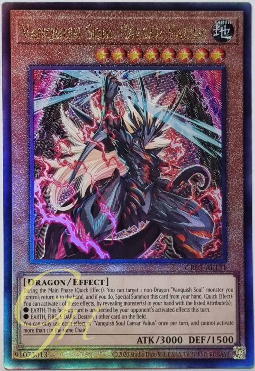 Yugioh [CR02-AE131] Vanquish Soul Caesar Valius (Ultimate Rare)