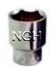ลูกบ๊อกรู 1/2" สั้น 6 เหลี่ยมและ 12 เหลี่ยม AMPRO