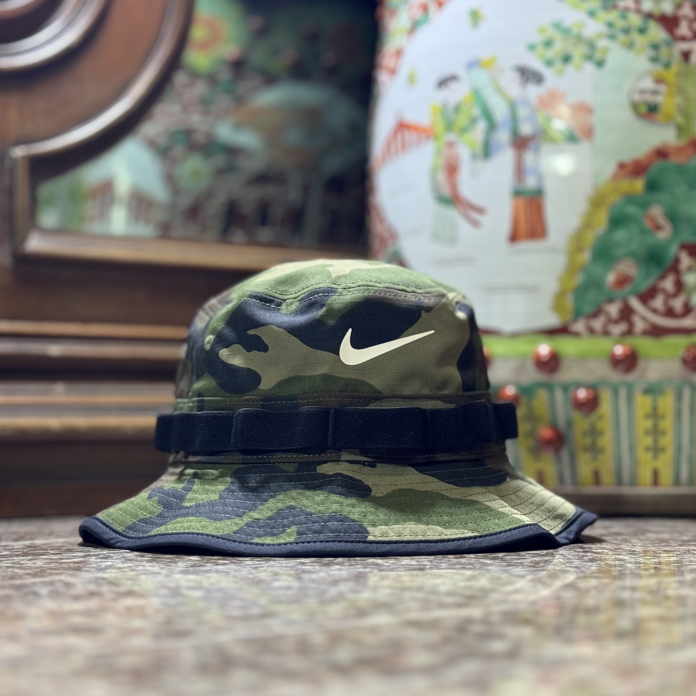 หมวกปีกรอบ Nike Dri-Fit Apex ‘Camo’ Print Bucket Hat (S,M,L)