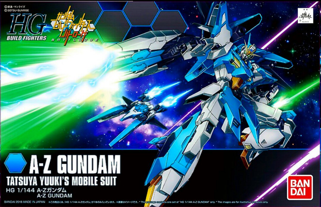 HGBF 1/144 A-Z Gundam