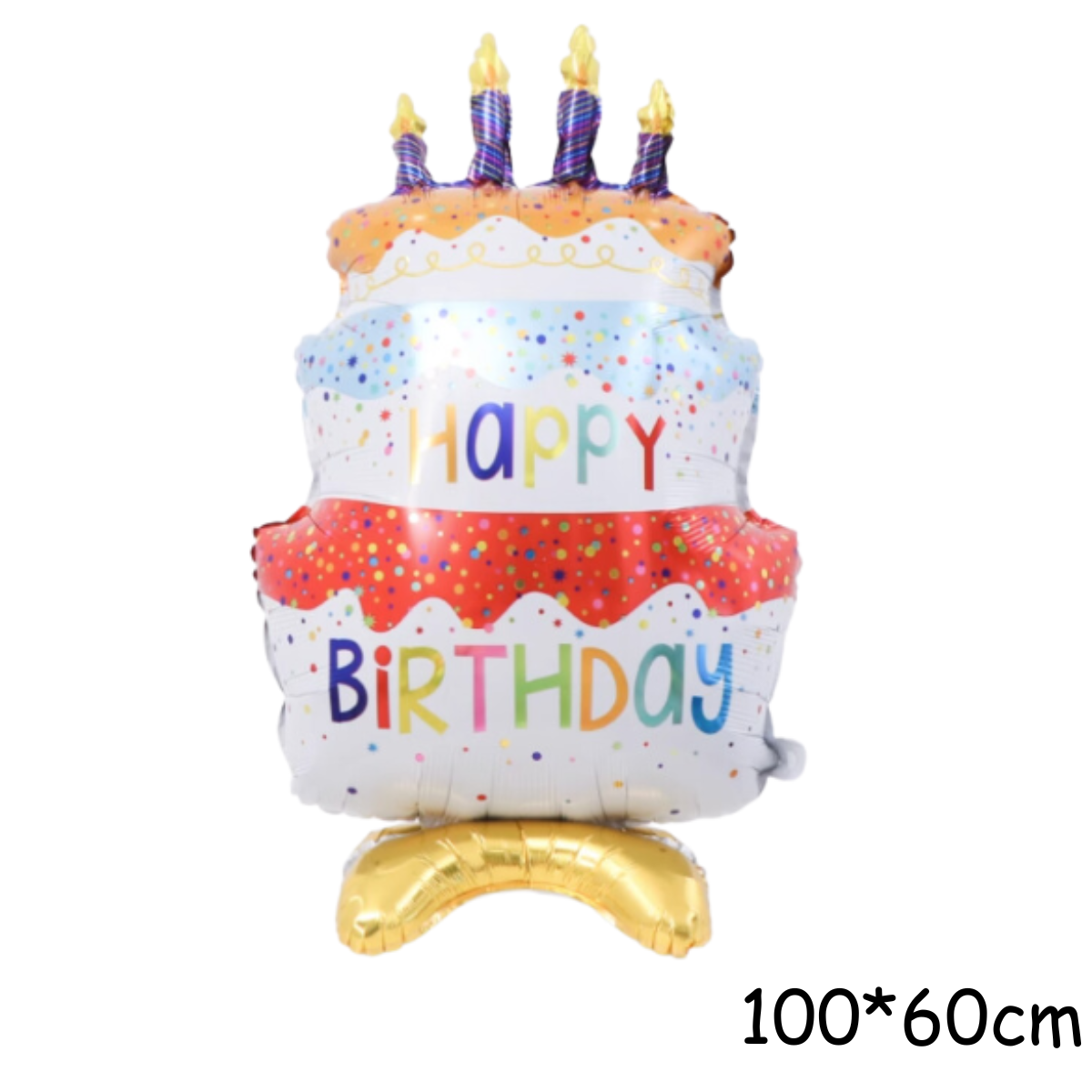 ลูกโป่งฟอยล์เค้กมีฐานในตัว / Cake Stand Foil Balloon