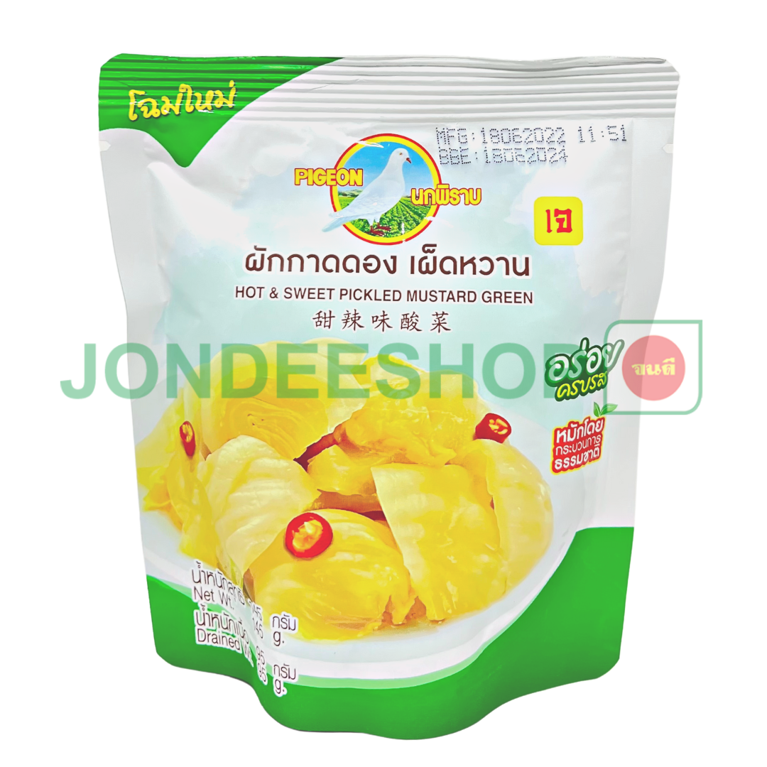 ผักกาดดองเผ็ดหวาน ถุง 145ก. #8850035082623