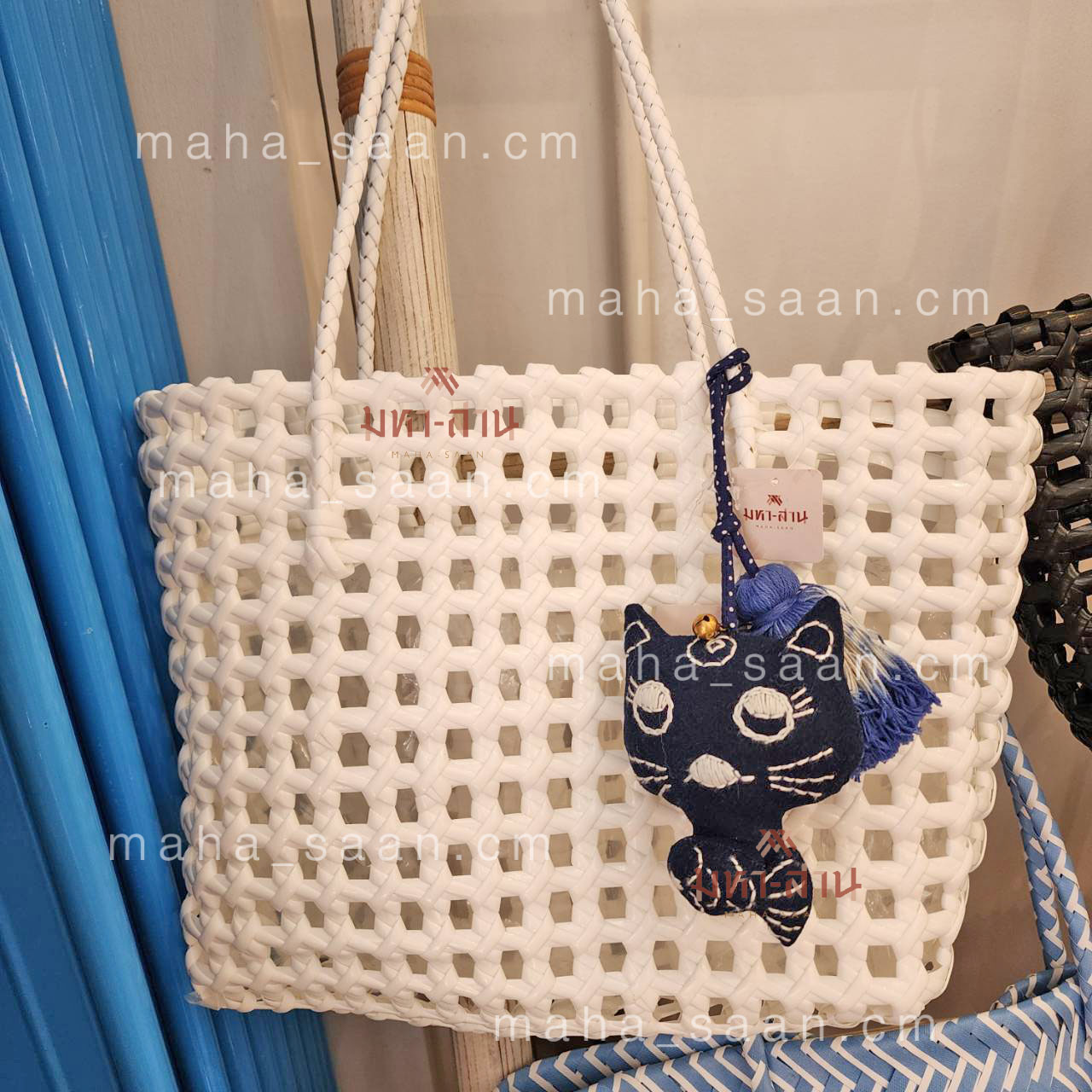 พวงกุญแจผ้า handmade ช้าง แมว หมา ปลา ตกแต่งลวดลาย ห้อยกระเป๋า ของฝาก ของขวัญ Keychian 🪿