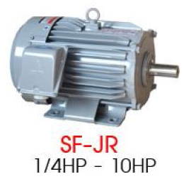 มอเตอร์ "Mitsubishi" 1Hp 4 Pole 220/380V รุ่นSF-JR